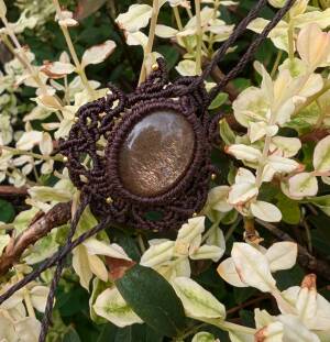 マクラメの天然石アクセサリー　　ゆしし堂　　Macrame natural stone accessories Yushishido