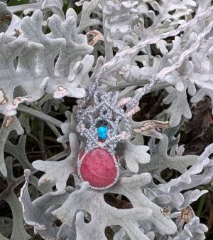 マクラメの天然石アクセサリー　　ゆしし堂　　Macrame natural stone accessories Yushishido