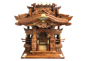 九州銘木 屋久杉工芸展 　　松原瑞雲　仏像彫刻