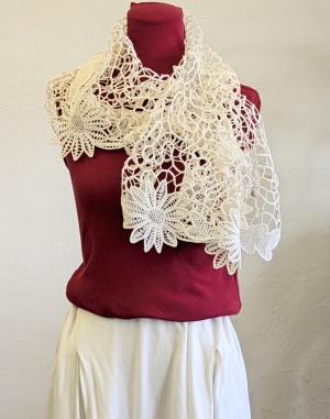 春を彩るヨーロッパのニードル刺繍レース 「身にまとうアクセサリー」展