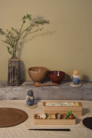 木のかたち・ふたり展〈器から 木のねこまで〉　黒田岬・山田太志