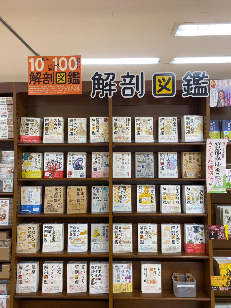 Honto店舗情報 エクスナレッジ 解剖図鑑 10周年 100万部フェアpremium