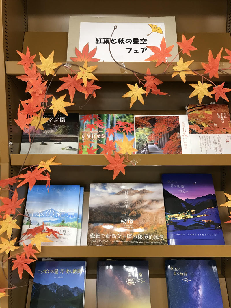 Honto店舗情報 紅葉と夜空の写真集 フェア