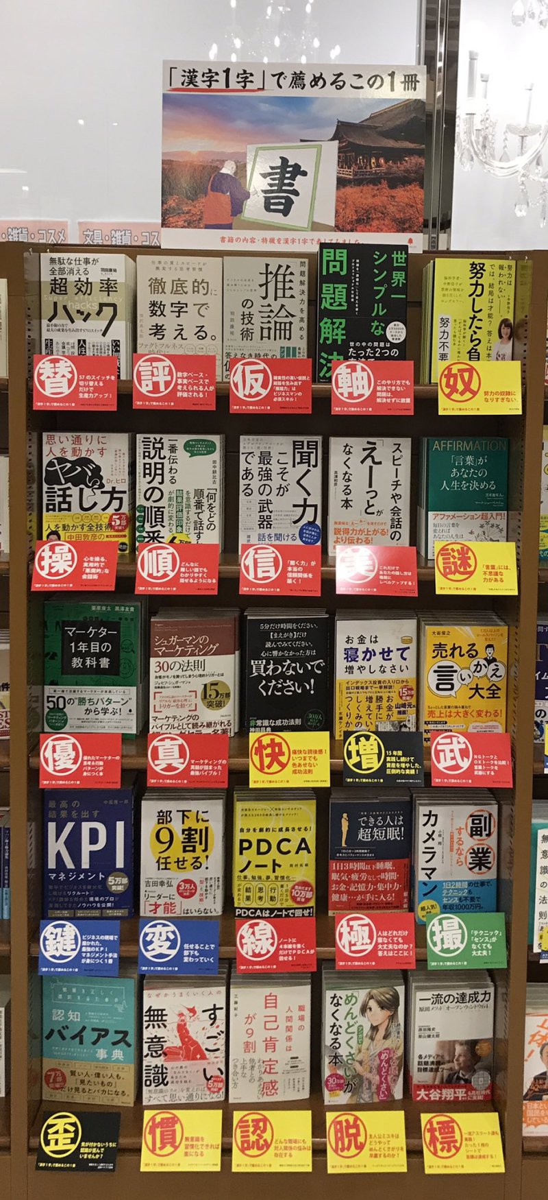 Honto店舗情報 漢字1字 で薦めるこの1冊フェア